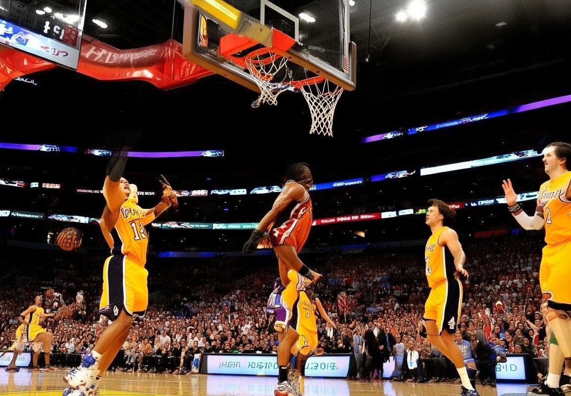 2013湖人老鹰巅峰对决：激情篮球之夜回顾